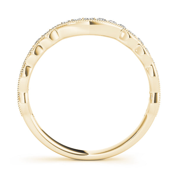 Curved Diamond Wedding Band · 0.23 ct tw