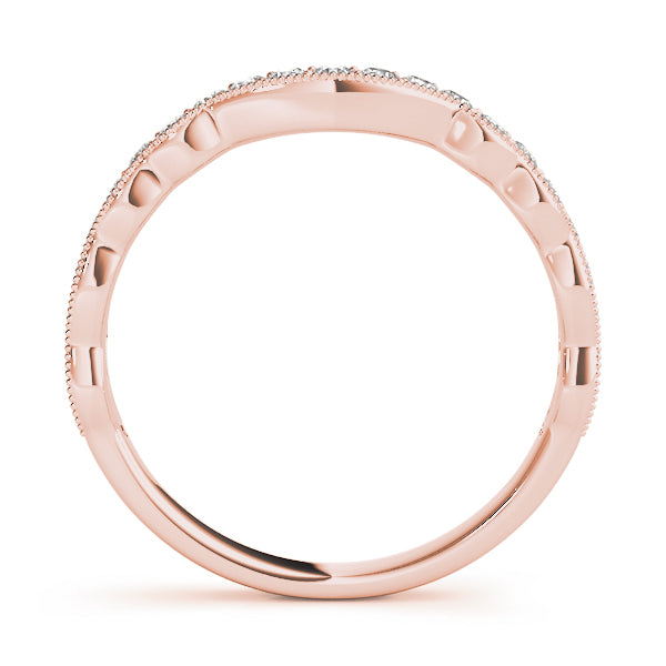 Curved Diamond Wedding Band · 0.23 ct tw
