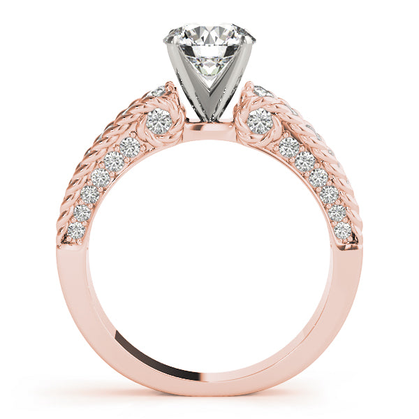 Single Row Channel Set Diamond Engagement Ring · 0.64 ct tw