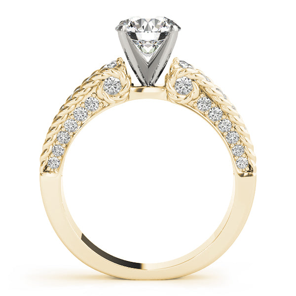 Single Row Channel Set Diamond Engagement Ring · 0.64 ct tw