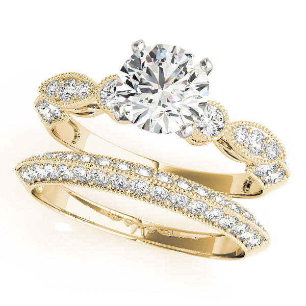 Multi-Row Diamond Engagement Ring · 0.14 ct tw