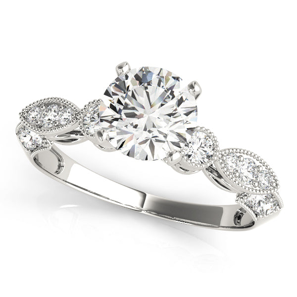 Multi-Row Diamond Engagement Ring · 0.14 ct tw