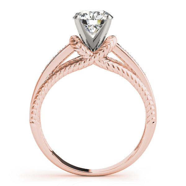 Single Row Channel Set Diamond Engagement Ring · 0.12 ct tw