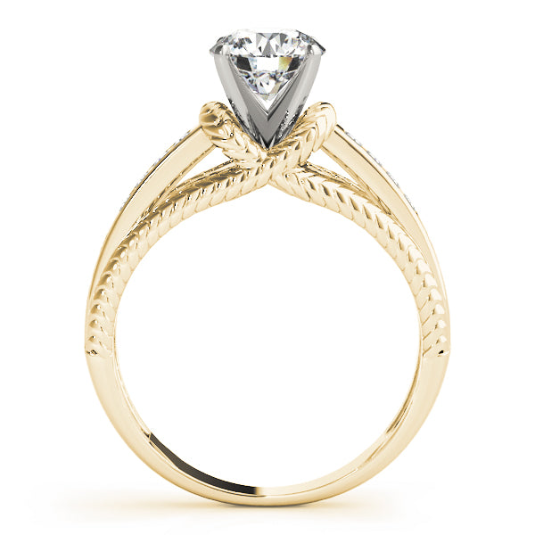 Single Row Channel Set Diamond Engagement Ring · 0.12 ct tw