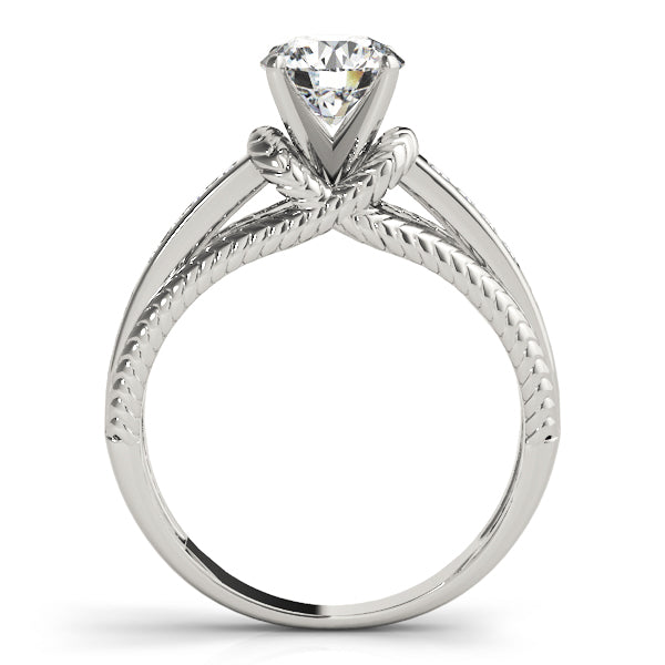 Single Row Channel Set Diamond Engagement Ring · 0.12 ct tw