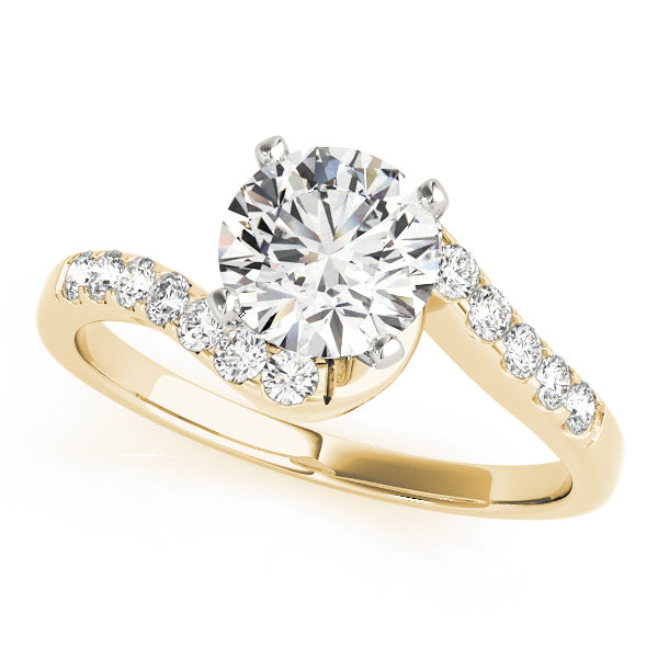 Bypass Diamond Engagement Ring · 0.21 ct tw