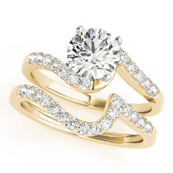 Bypass Diamond Engagement Ring · 0.21 ct tw