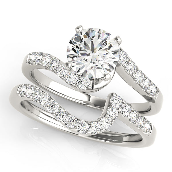 Bypass Diamond Engagement Ring · 0.21 ct tw
