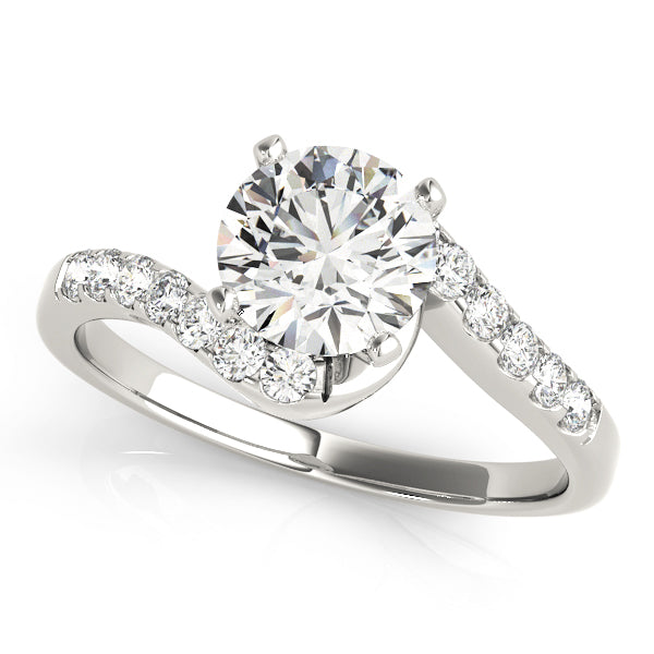 Bypass Diamond Engagement Ring · 0.21 ct tw
