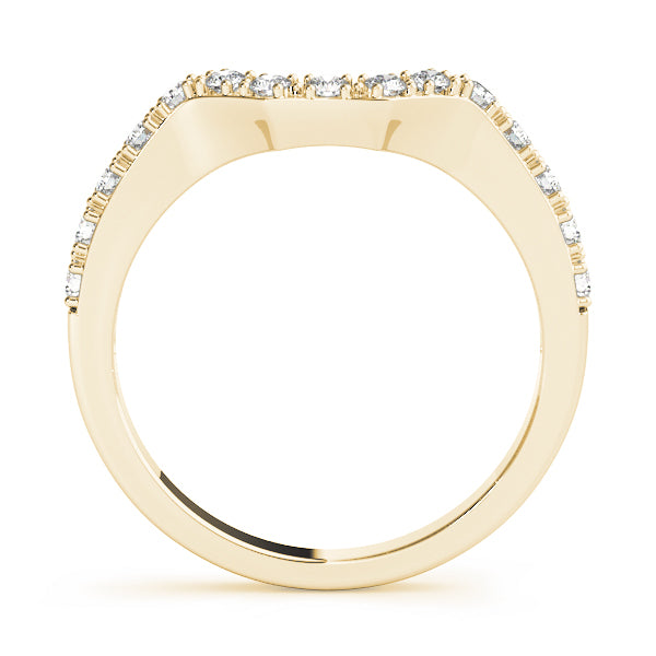Curved Diamond Wedding Band · 0.23 ct tw