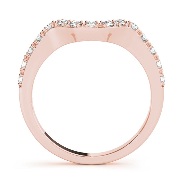 Curved Diamond Wedding Band · 0.23 ct tw