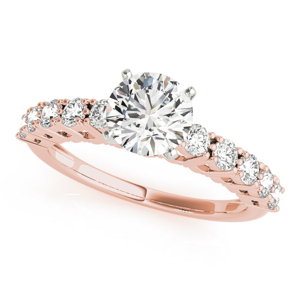 Single Row Prong Set Diamond Engagement Ring · 0.60 ct tw