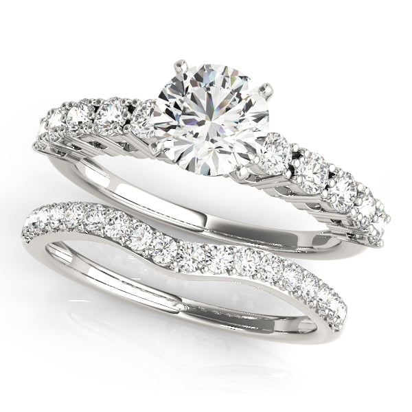 Single Row Prong Set Diamond Engagement Ring · 0.60 ct tw