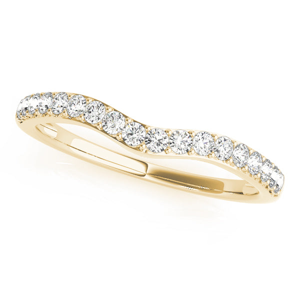 Curved Diamond Wedding Band · 0.36 ct tw