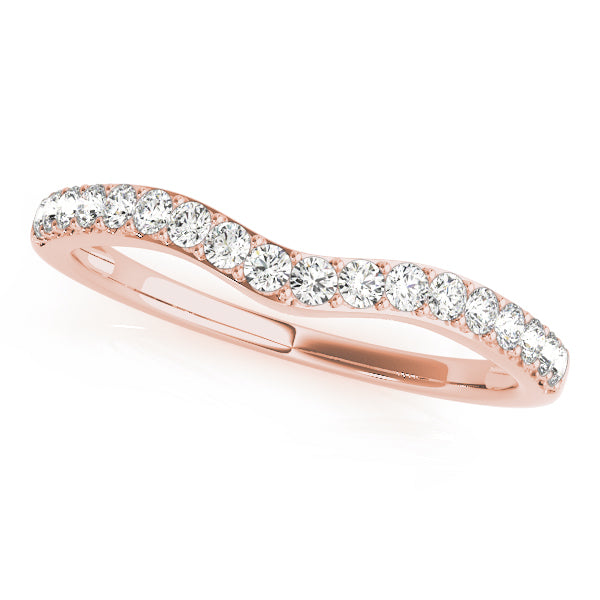 Curved Diamond Wedding Band · 0.36 ct tw