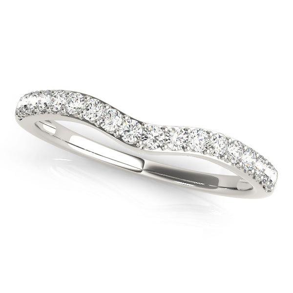 Curved Diamond Wedding Band · 0.36 ct tw