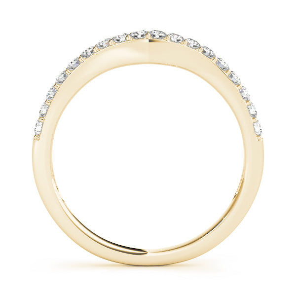Curved Diamond Wedding Band · 0.36 ct tw