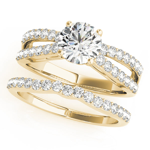 Round Multi-Row Diamond Engagement Ring · 1.42 ct tw