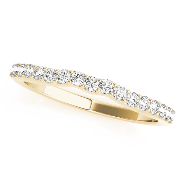 Curved Diamond Wedding Band · 0.26 ct tw