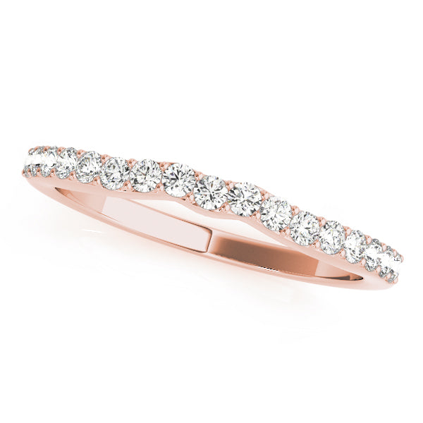 Curved Diamond Wedding Band · 0.26 ct tw