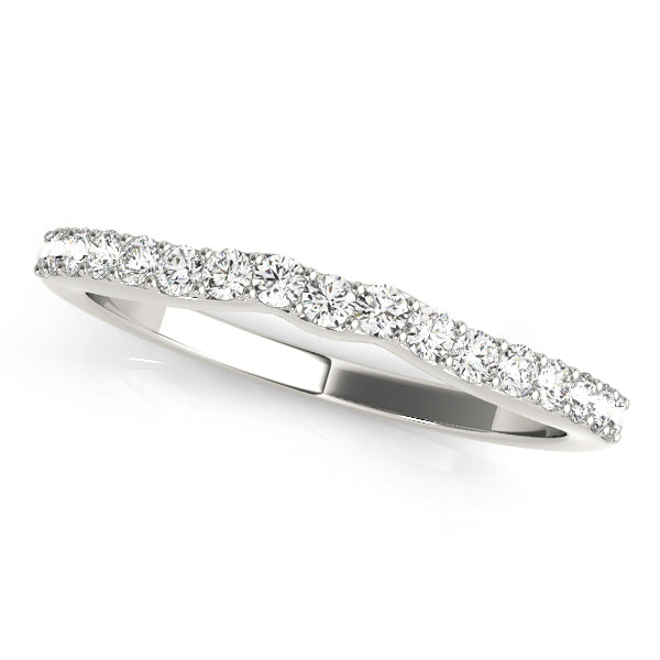 Curved Diamond Wedding Band · 0.26 ct tw