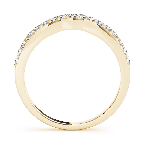 Curved Diamond Wedding Band · 0.26 ct tw