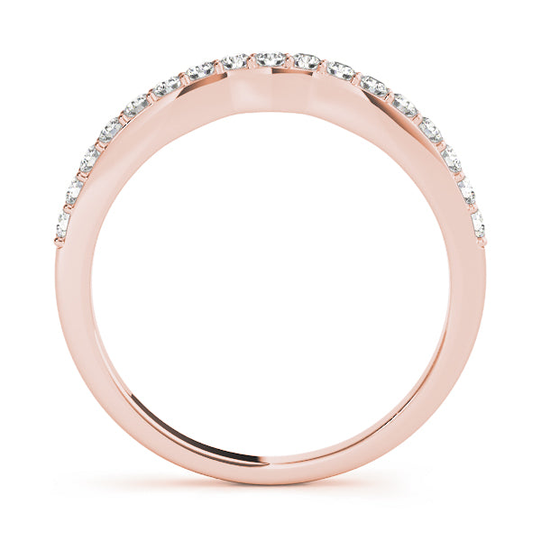 Curved Diamond Wedding Band · 0.26 ct tw