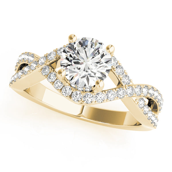 Round Multi-Row Diamond Engagement Ring · 1.53 ct tw