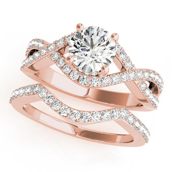 Round Multi-Row Diamond Engagement Ring · 1.53 ct tw