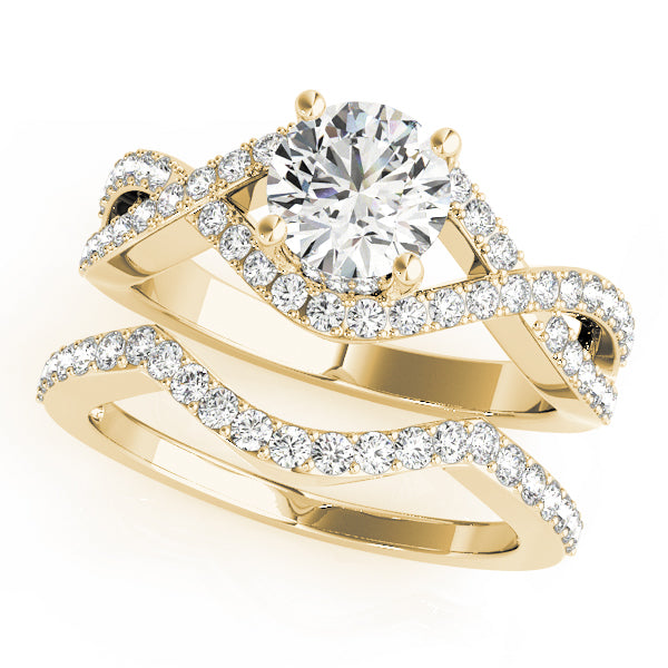 Round Multi-Row Diamond Engagement Ring · 1.53 ct tw