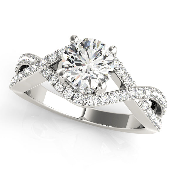 Round Multi-Row Diamond Engagement Ring · 1.53 ct tw