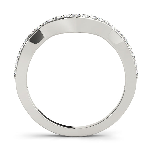Curved Diamond Wedding Band · 0.23 ct tw