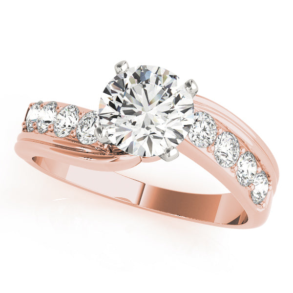 Bypass Diamond Engagement Ring · 0.36 ct tw