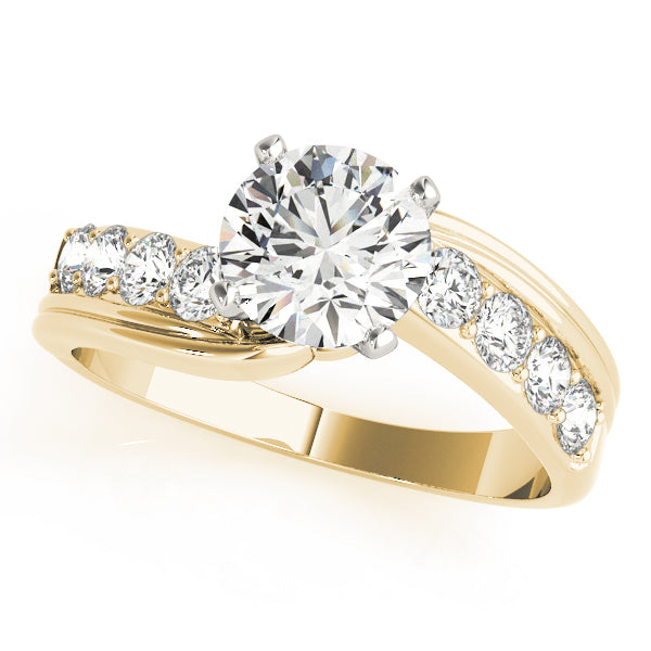 Bypass Diamond Engagement Ring · 0.36 ct tw