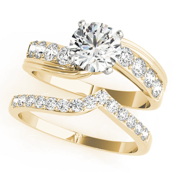 Bypass Diamond Engagement Ring · 0.36 ct tw