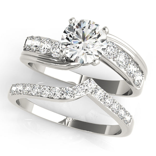 Bypass Diamond Engagement Ring · 0.36 ct tw
