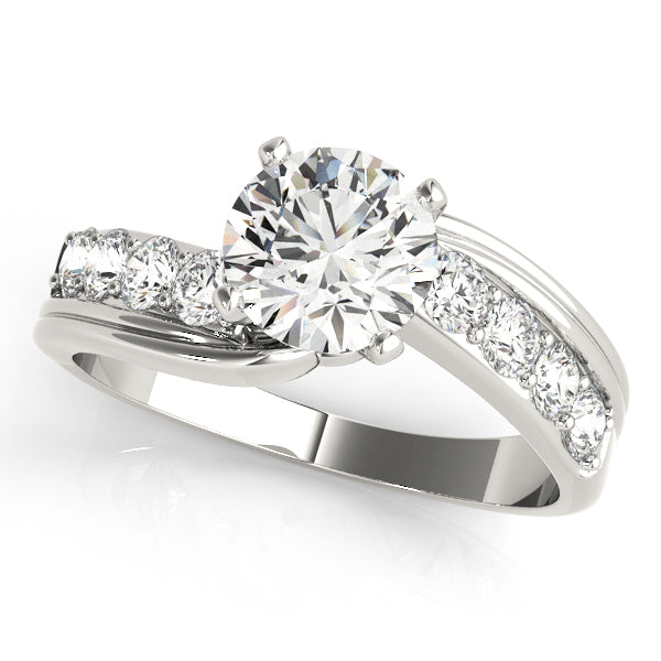 Bypass Diamond Engagement Ring · 0.36 ct tw