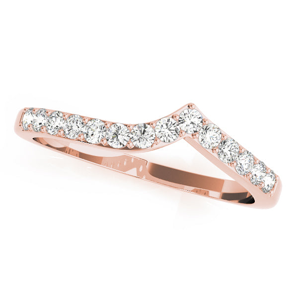 Curved Diamond Wedding Band · 0.35 ct tw