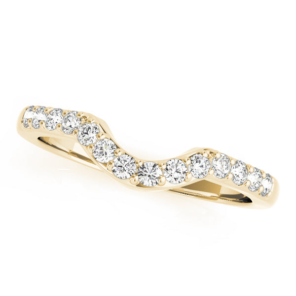 Curved Diamond Wedding Band · 0.28 ct tw