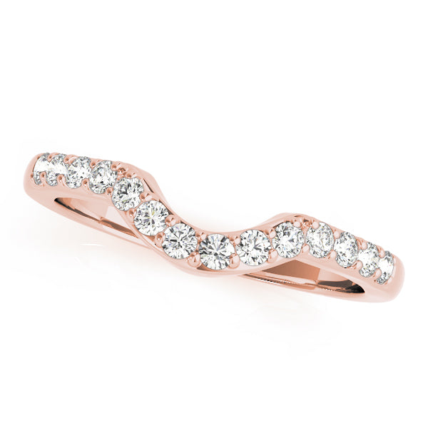 Curved Diamond Wedding Band · 0.28 ct tw