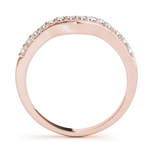Curved Diamond Wedding Band · 0.28 ct tw