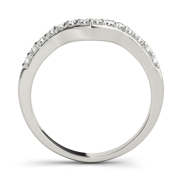 Curved Diamond Wedding Band · 0.28 ct tw