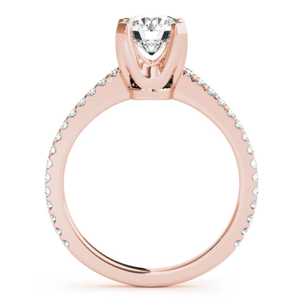 Round Single Row Prong Set Diamond Engagement Ring · 1.23 ct tw