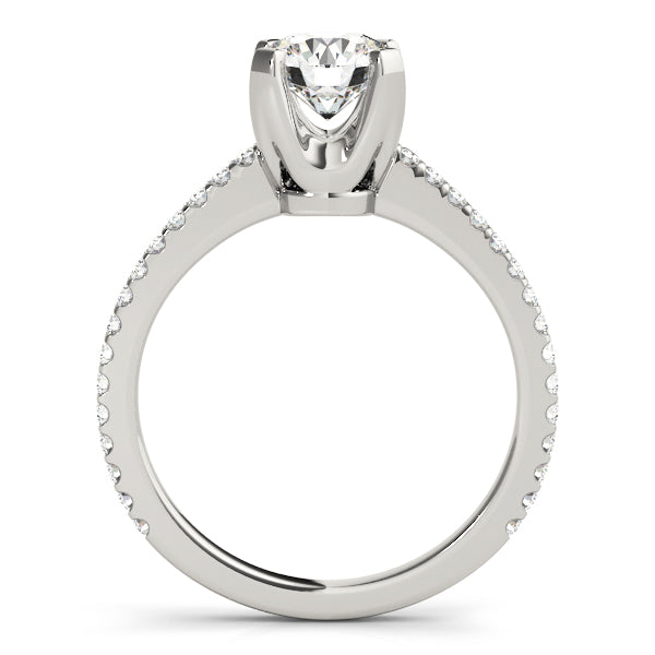 Round Single Row Prong Set Diamond Engagement Ring · 1.73 ct tw