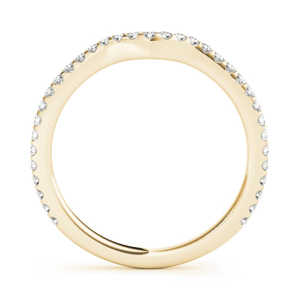 Curved Diamond Wedding Band · 0.26 ct tw