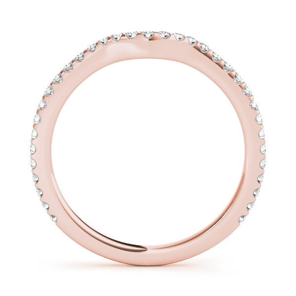 Curved Diamond Wedding Band · 0.26 ct tw