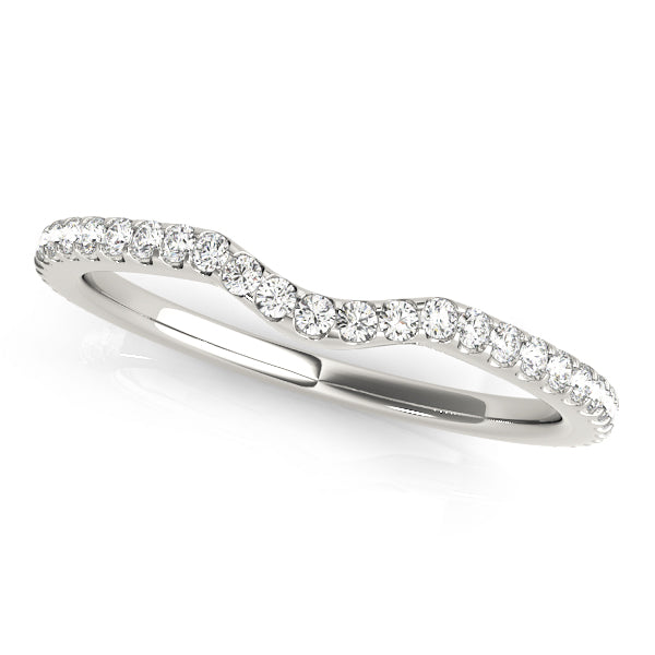 Curved Diamond Wedding Band · 0.27 ct tw