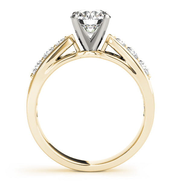 Single Row Channel Set Diamond Engagement Ring · 0.40 ct tw