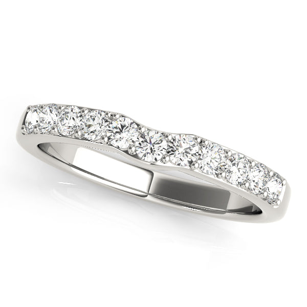 Curved Diamond Wedding Band · 0.44 ct tw
