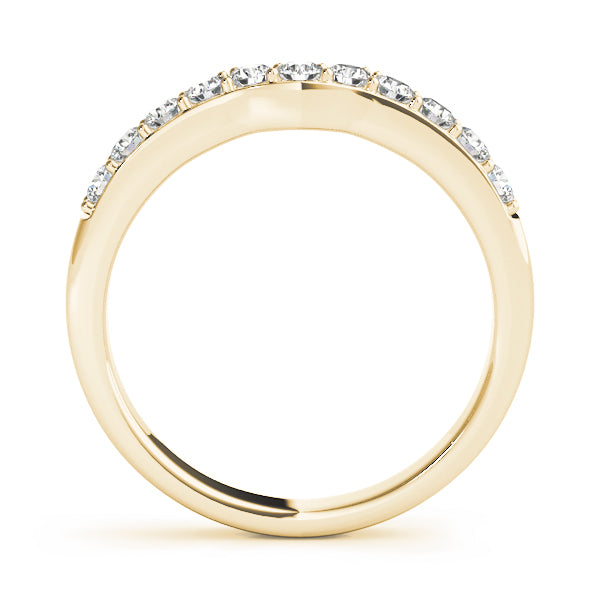 Curved Diamond Wedding Band · 0.44 ct tw